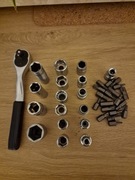 Komplet kluczy sztorcowych, oraz patentowych z pokrętłem