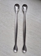 Łyżka, łyżeczka dwustronna apteczna, chemiczna, labolatoryjna dł. 30cm