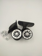 Wymienne kółka do walizki bagażu Dilwe - zestaw 2 sztuk 