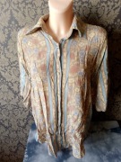 bluzka damska we wzory vintage
