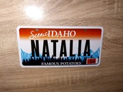 Tabliczka ozdobna z imieniem Natalia do powieszenia