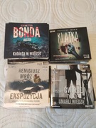 Audiobooki CD - Bonda, Ćwirlej, Mróz i inne - komplet 24 sztuki