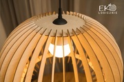 Lampa wisząca sufitowa - drewniana 