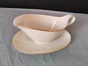 Sosjerka z porcelany w kolorze ecru (kość słoniowa) Bavaria 