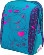 Modny tornister Miś dla dziewczynki klasy 1-3 