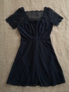 Nowa elegancka zwiewna koronkowa sukienka wizytowa Asos 36