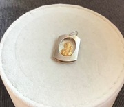 Srebrny, stary medalik