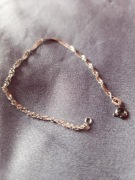 Bransoletka srebrna wężyk 