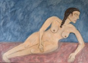 Akt, olej na płótnie 50/70cm