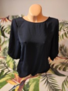 granatowa bluzka z luźnymi ramionami Tatuum r. 40 LAMA