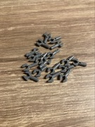 LEGO 48729b 6439040 pręt z uchwytem ciemno szary 2szt