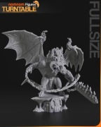 Figurka druk 3D żywica 12K " Balrog - F1127 " - 313 mm
