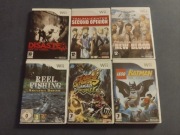 ZESTAW 6 GIER NA NINTENDO WII DISASTER TRAUMA CENTER REEL FISHING MARIO