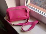 Torebka skórzana Daag Sally 1 różowa