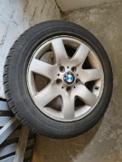 BMW 3 E46 KOŁA FELGI ALUMINIOWE OPONY ZIMOWE 205/55 R16 M+S