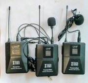 Mikrofony bezprzewodowe, zestaw.