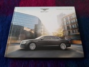 2013 2014 Bentley Flying Spur Prospekt twarda oprawa ANGIELSKI