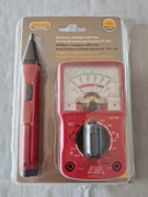 2w1 Multimetr Analogowy SMT-53A + Bezdotykowy Próbnik Napięcia SVT-39C