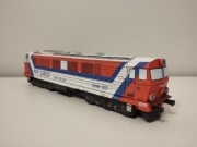 Model kartonowy zabawka pociąg  autobus lokomotywa SU46 PKP Cargo