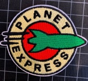 Naszywka Planet Express Futurama logo Naprasowanka Termo
