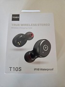 Nowe Słuchawki bezprzewodowe BT Tozo T10S, Folia