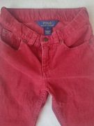 Polo Ralph Lauren spodnie chłopięce sztruks bordo 5 lat używany śliczne!!!