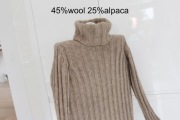 45%wełna, 25%alpaca Zara bez wad M