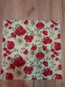 Nowa poszewka na poduszkę Czerwone maki 40x40