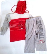 BLUZA z kapturem SPODNIE rozmiar 104