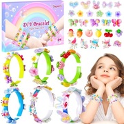 Zestaw do robienia bransoletek kolory kreatywny prezent DIY