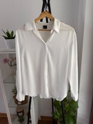 Biała koszula 44 plus size smart casual minimalism