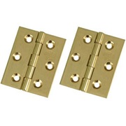 Zawias mosiężny lakierowany mod 1002 50x40 mm  2 szt.