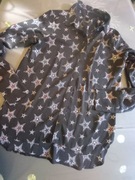 Next koszula w gwiazdki czarna roz 38 jak nowa 
