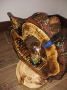 Drewniana lampka nocna 