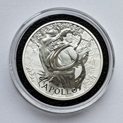 1 uncja SREBRA Moneta APOLLO - BOGOWIE OLIMPU srebro Gods Olympus UNIKAT