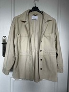 Beżowa koszula damska kurtka katana Stradivarius S 36 jesienna