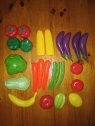 Warzywa plastikowe dla dzieci do zabawy
