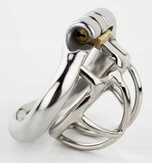 Stalowy mały pas cnoty Chastity Cage klatka na penisa 51mm Oring