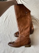 Lemar skórzane kozaki muszkieterki skóra naturalna 39