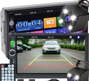 Radio Samochodowe 2 DIN ,Dotykowy, USB MicroSD AUX Z Pilotem+Kamery Cofania