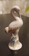 Figurka porcelanowa Czapla ZHK Połonne Ukraina ZSRR PRL idealny stan
