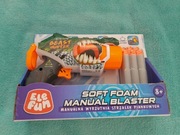 Elefun Manualna wyrzutnia strzałek piankowych 6 strzałek