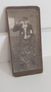 STARA FOTOGRAFIA NA KARTONIKU KLAUN 