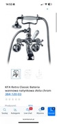 KFA Retro Classic Bateria wannowa natynkowa złota chrom 384-120-03