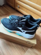 Buty NOWE Mizuno Wave Momentum Pro black/tangelo/ice green roz.47