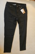 Revolutionrace Valley High-waist Stretch Jeansy Damskie Denim Black XXL