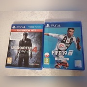 Fifa 19 i Uncharted 4 na PS4