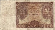 BANKNOT 100 ZŁ 1932 r  Ser. AW 1300329  