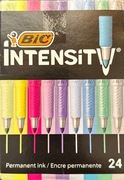 Zestaw 24 markerów permanentnych Bic Intensity