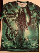 Koszulka męska, uniseks druk cyfrowy 3D NOWA motyw Alien Obcy rozmiar L